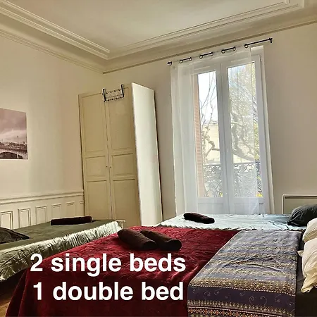 Apartament Paris City-le Raincy - Facing Station - 4 To 8 Pers